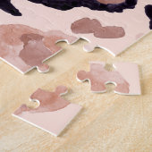 Puzzle Empreinte de léopard, sans soudure, arrière - plan (Côté)