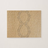 Puzzle Empreinte de patte de chien d'amour infini (Horizontal)