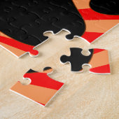 Puzzle Empreinte de patte de chien radiant (Côté)