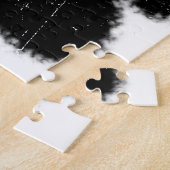 Puzzle Empreinte de patte De Chien Rough Et Distressed (Côté)