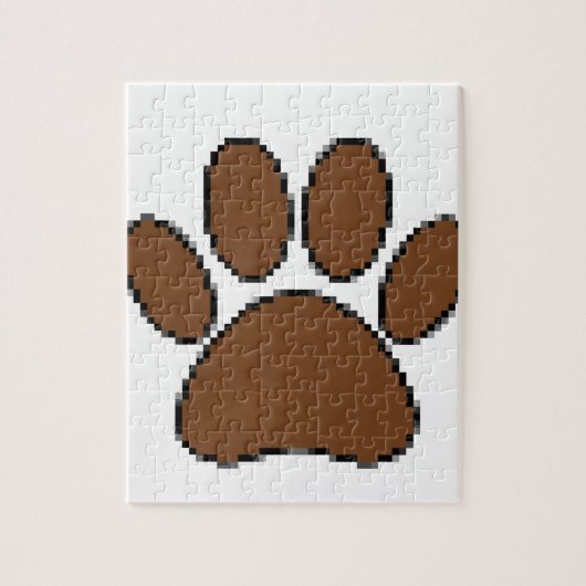 Puzzle Empreinte de patte Pixel Dog (Vertical)