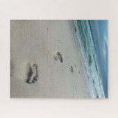 Puzzle Empreintes dans le sable - Plage - 16x20 - 520 pc (Horizontal)