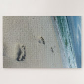 Puzzle Empreintes dans le sable - Plage - 20x30 - 1014 pc (Horizontal)