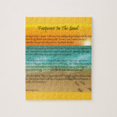Puzzle Empreintes de pas dans le sable (Vertical)