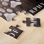 Puzzle Empreintes de patte rustiques Mémorial de compagni (Côté)