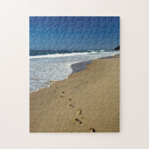 Puzzle Empreintes sur la plage, Mabibi, Thongaland