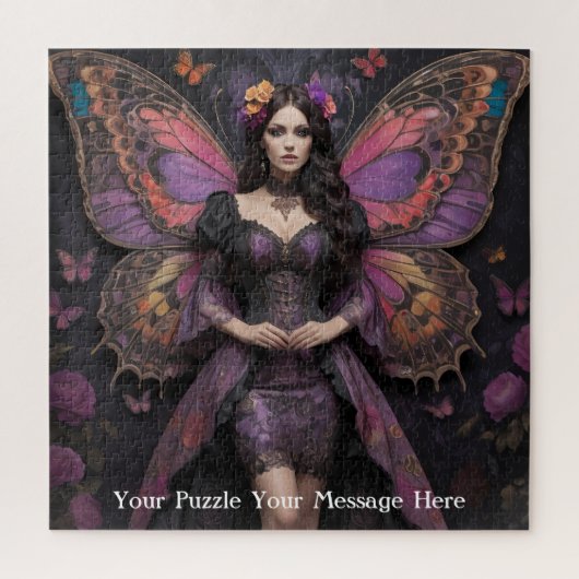 Puzzle Empress papillon gothique Mauve Splendor (Vertical)