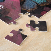 Puzzle Empress rose du monde papillon (Côté)