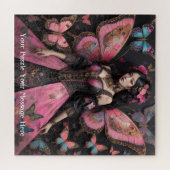 Puzzle Empress rose du monde papillon (Horizontal)