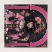 Puzzle Empress rose du monde papillon (Horizontal)