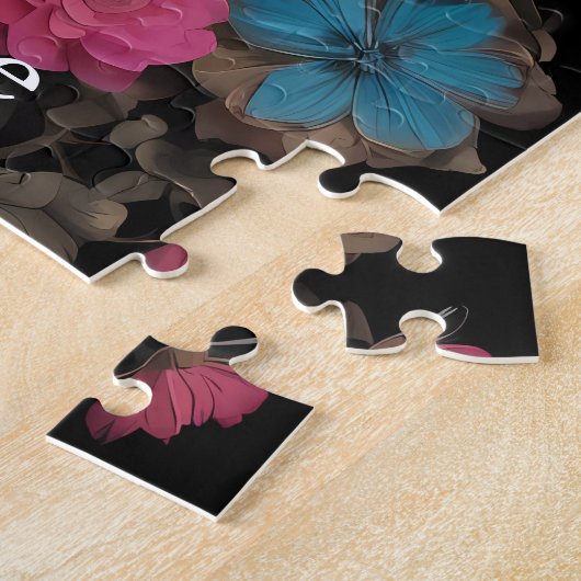 Puzzle Empress rose du monde papillon (Côté)