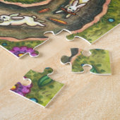 PUZZLE EN BAS DU TROU DE RABBIT, CARROT WILLOE TREE FOLK  (Côté)