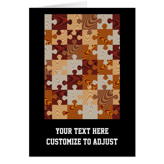 Puzzle en bois (Devant)