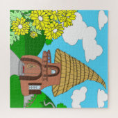 Puzzle en bois de pin (Horizontal)