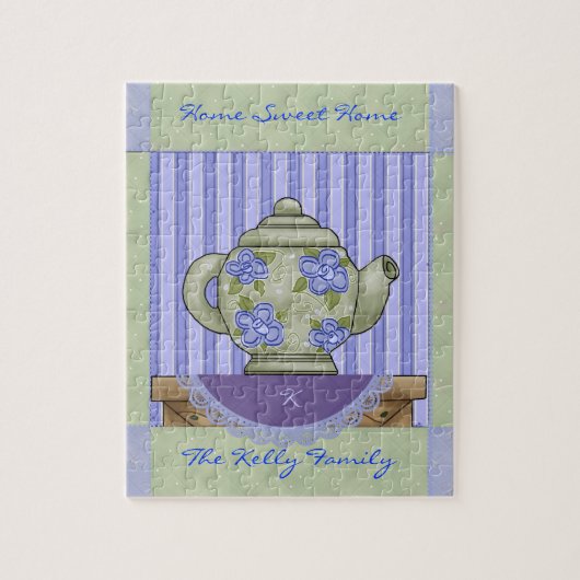 Puzzle en boîte à feuilles de thé floral (Vertical)