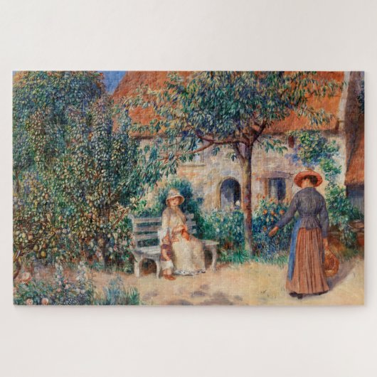 Puzzle En Bretagne par Renoir Impressionist Painting (Horizontal)