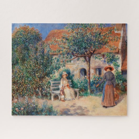 Puzzle En Bretagne par Renoir Impressionist Painting (Horizontal)