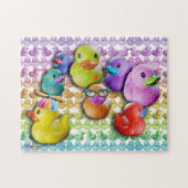 Puzzle en caoutchouc de Duckies (Horizontal)