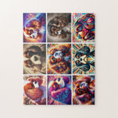 Puzzle en collage Cavalier King Charles Spaniel (Vertical)