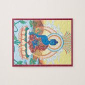 PUZZLE EN ÉTAIN - médecine Bouddha - maître (Horizontal)