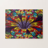 Puzzle en fleur de verre tendu (Horizontal)