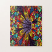 Puzzle en fleur de verre tendu (Vertical)