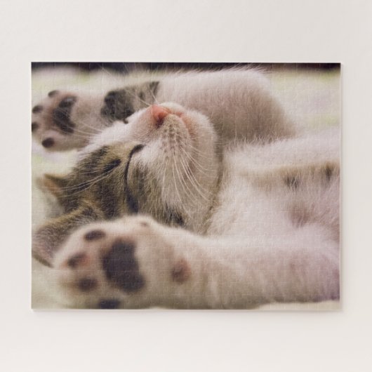 Puzzle en forme de tabby Kitten (Horizontal)