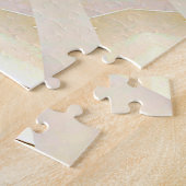 Puzzle en forme de tourbillon de crème beige (Côté)