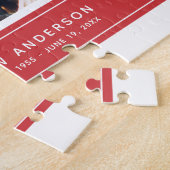 Puzzle En Mémoire Amoureuse Couleur moderne Multi Photo (Côté)
