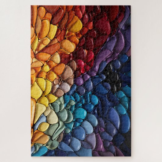 Puzzle en mosaïque fluidique (Vertical)