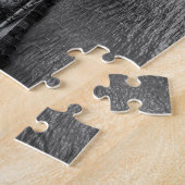 Puzzle En Niveaux De Gris De La Rivière Chicago Et (Côté)