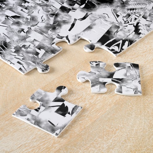 Puzzle en noir et blanc (Côté)