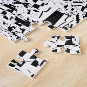 Puzzle en noir et blanc (Côté)