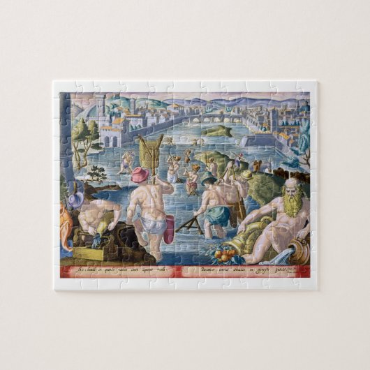 Puzzle En pêchant en eaux peu profondes utilisant des (Horizontal)