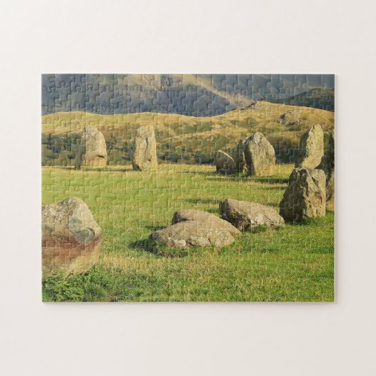 Puzzle en pierre de cercle de Castlerigg (Horizontal)