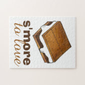 Puzzle En plus d'aimer Chocolat Marshmallow Camp Smores (Horizontal)