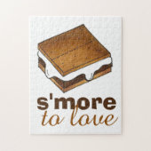 Puzzle En plus d'aimer Chocolat Marshmallow Camp Smores (Vertical)