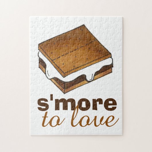 Puzzle En plus d'aimer Chocolat Marshmallow Camp Smores (Vertical)
