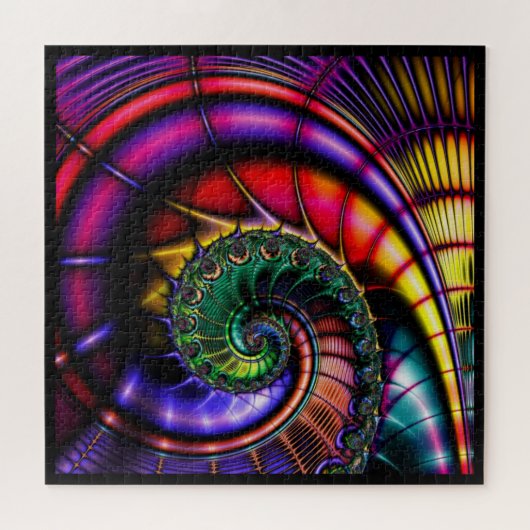 Puzzle en spirale de pègre (Horizontal)