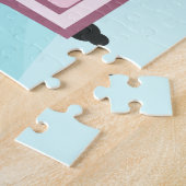 Puzzle En train de tricoter (Côté)