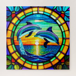 Puzzle en Verre Cathédrale Dauphin Lever du Soleil