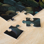 Puzzle en verre de la forêt tropicale (Côté)
