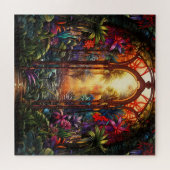 Puzzle en verre de la forêt tropicale (Horizontal)