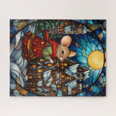 Puzzle en verre de Noël (Horizontal)