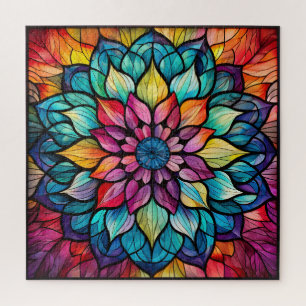 Puzzle en verre tendu Mandala