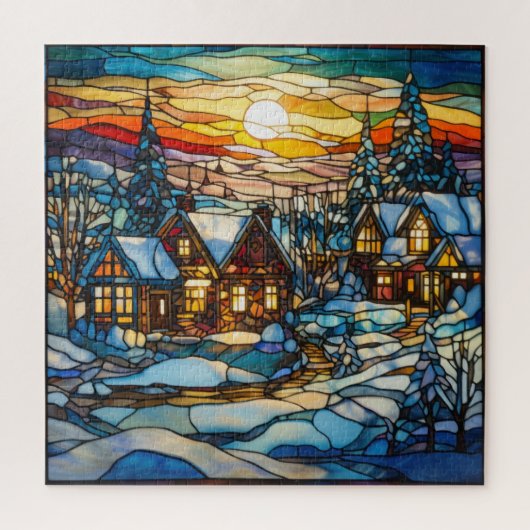 Puzzle en verre verni (Vertical)