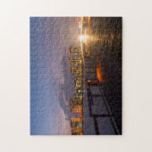 Puzzle En Voiture Sur La Plage De Navarre (Vertical)