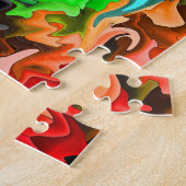 Puzzle En volant à travers la tempête... (Côté)