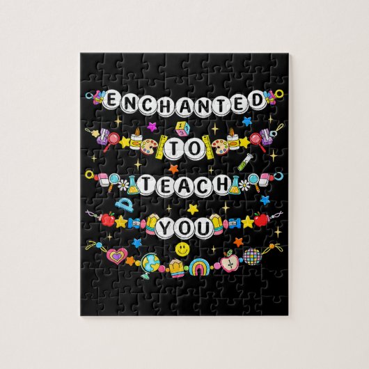 Puzzle Enchanté de vous enseigner Professeur Drôle (Vertical)