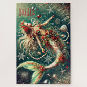 Puzzle Enchanted Holiday Mermaid Christmas Fantasy (Vertical)